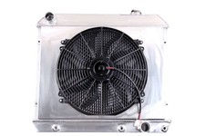3 Row Aluminum Radiator Shroud Fan Replcaement For Chevy Truck C10/C20/C30
