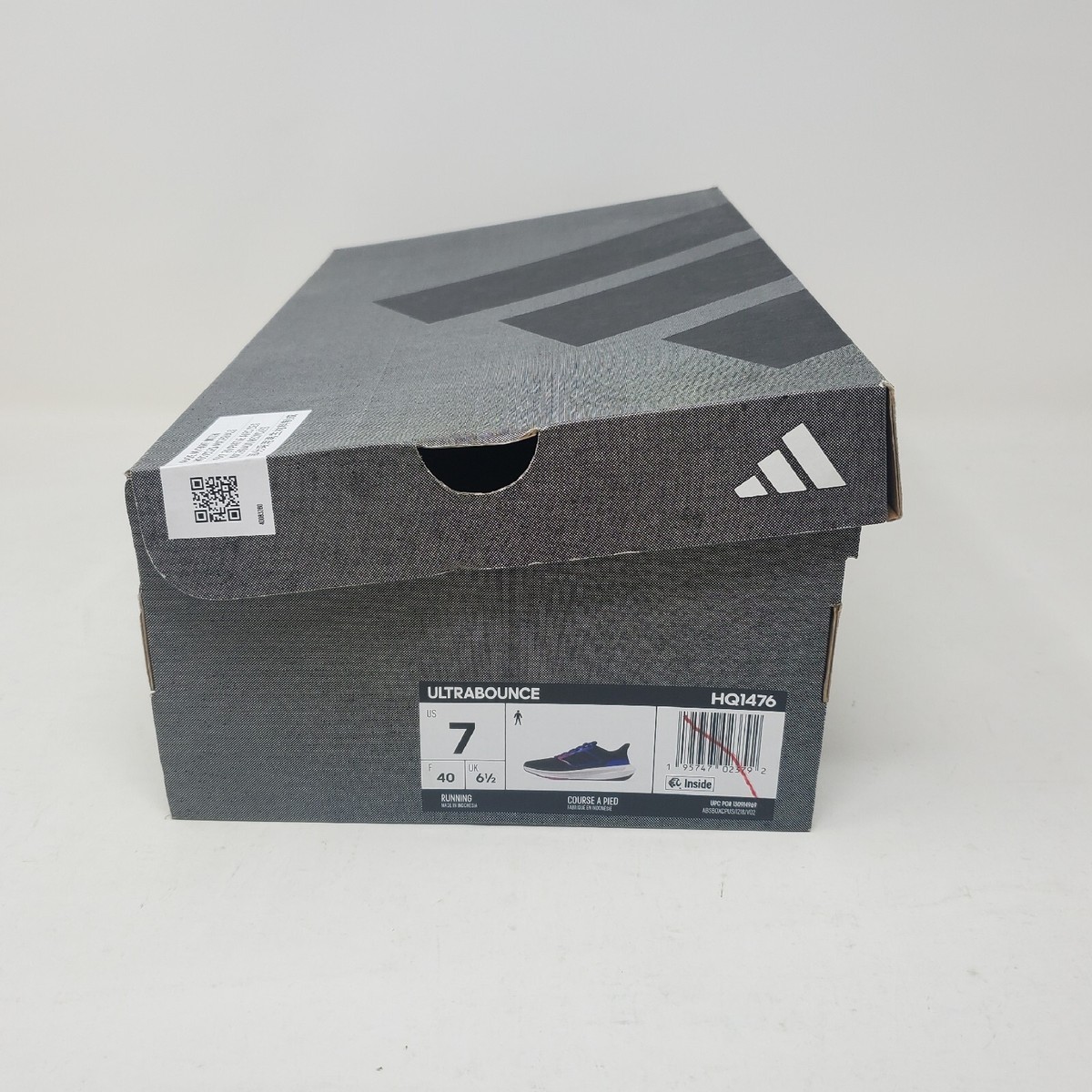 Mens Adidas Ultra Bounce Comfy Running Shoe / Black Lucid