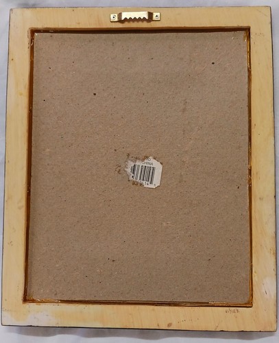 VTG PINK GUARDIAN ANGEL CROSSING CHILDREN OVER BRIDGE FIGURES 3D FRAMED PICTURE - Picture 13 of 13