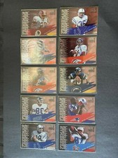 1998 Leaf Rookies and Stars Freshman Orientation Peyton Manning & Randy Moss RC