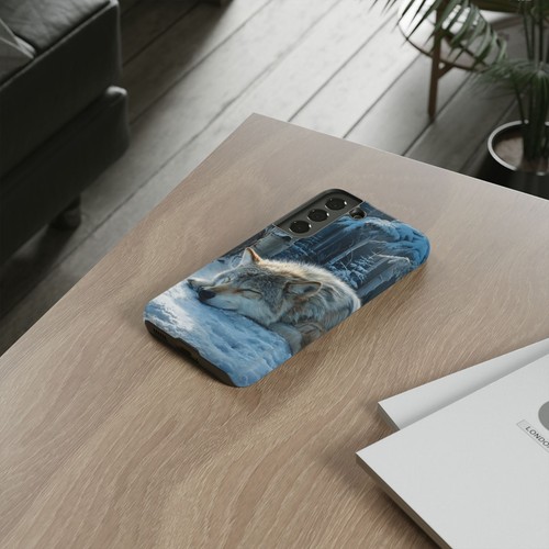 Wolf Sleeping Snowy Forest Phone Case for iPhone, Samsung Galaxy, Pixel - 第 206/240 張圖片