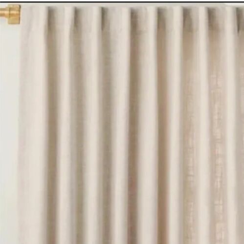 Hearth & Hand with Magnolia Heathered Slub Rod Pocket Curtain Panel 54x84" Beige