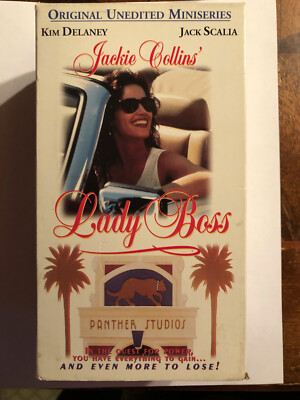 JOAN COLLINS LADY BOSS VHS KIM DELANEY, JACK SCALIA MINISTERIES 3 TAPE BOX SET
