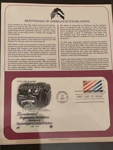Folio 3 Rings With 1982 U.S.FDC-22 Pcs Covers- 15 With Descriptions,7 No Descrip - Picture 8 of 12