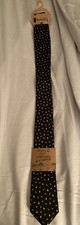 Christmas Tie Wembley Washable Black with Holiday Lights Necktie Boys NWT