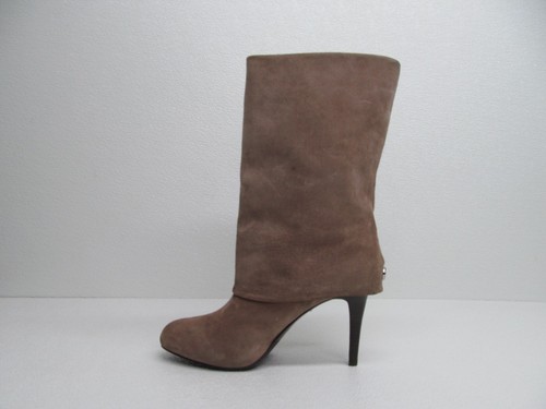 Tahari Foster Fold Over Boot Suede Leather Stiletto Women's Size 9.5 M - Picture 7 of 13
