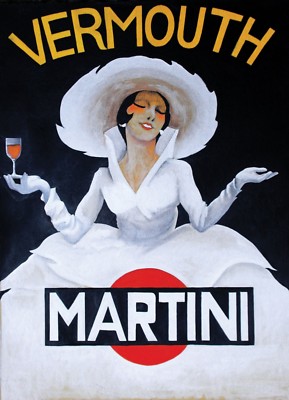 1948年 フランス製ヴィンテージ広告ポスター Martini（マルティーニ） 1948年 フランス製ヴィンテージ広告ポスター Martini