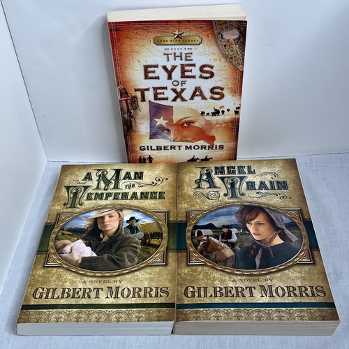 Gilbert Morris Mixed Lot 6 Books Lonestar Legacy Edge Of Honor Singing River - Picture 2 of 3