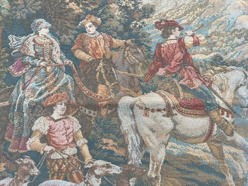 Vintage Tapestry Pictorial Large French Tapestry Home Decor Tapestry,4x7ft - Picture 6 of 13