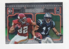 2010 TOPPS CHROME FOOTBALL GRIDIRON LINEAGE DWAYNE BOWE & BRANDON LaFELL