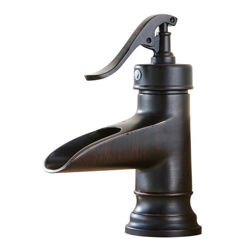 15" Square Copper Bar Prep Sink with STARS design and 2" Drain and ORB Faucet - Picture 4 of 4