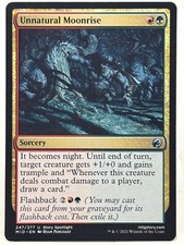 Unnatural Moonrise NM/M* Innistrad Midnight Hunt ENGLISH 247/277 mtg -UnltdCards