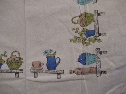 Mantel vintage especias y hierbas granja 52 X 58 - Imagen 5 de 7