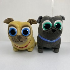 Lot Of 2 Disney Jr Puppy Dog Pals Bingo and Rolly Plush Stuffed Animals
