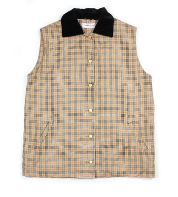 BURBERR 薄手ベストノバチェック柄13号【美品】【値下げ可】 Burberry's 90S Nova Check Vest Vintage | eBay