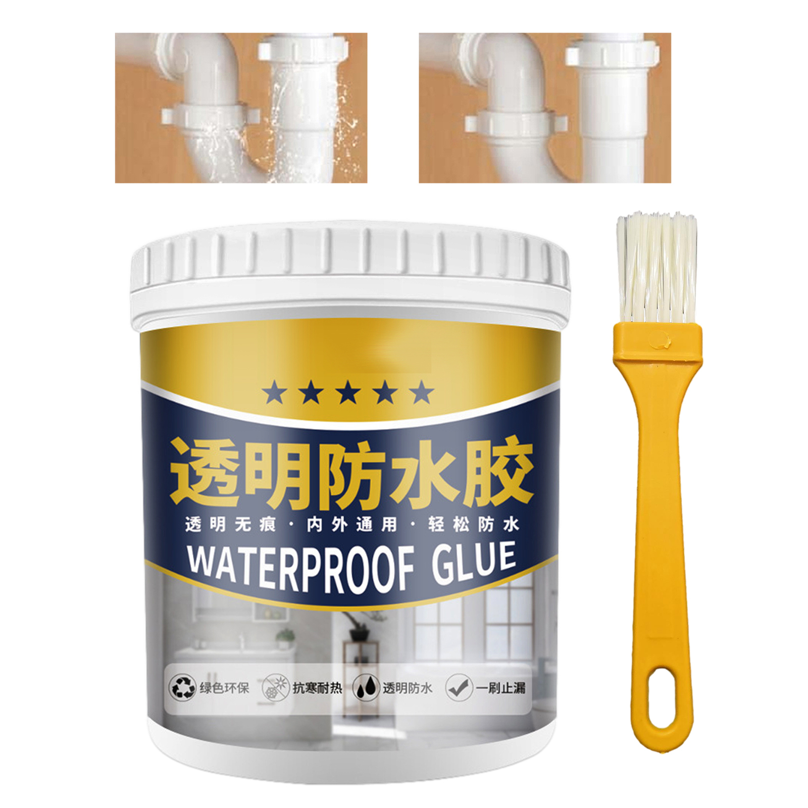 Waterproof ADHESIVE GLUE 200g SEALANT Jobs Window Sink Bath Epair Glue