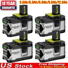 8.0Ah For RYOBI 18V Battery P108 For One Plus High Capacity 18 Volt Lithium-Ion