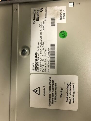 Lot of 2 Schneider Lexium 17D Servo Drive MHDA1056N00 Untested AS-IS - Picture 5 of 7