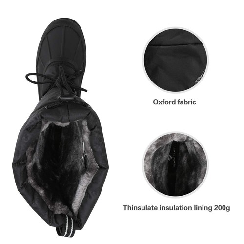 Stivali da neve invernali da uomo NORTIV 8 impermeabili caldi termolite outdoor escursionismo scarponi - Foto 23 di 27