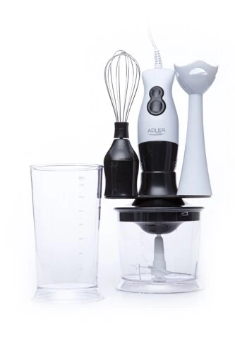 FRUSTA FRULLATORE SBATTITORE ROBOT DA TAVOLO A IMMERSIONE CON ACCESSORI TRITATU - Immagine 2 di 4