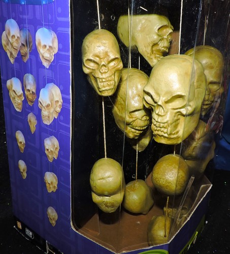 Gemmy Haunted Wind Chimes Skull Bone Animated Halloween Prop Porch Decor WORKS! - Picture 3 of 9