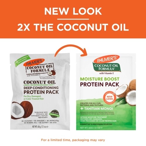 4 Pack Palmers Coconut Oil Formula Deep Conditioning Protein Pack 2.1Oz Each - Picture 4 of 4