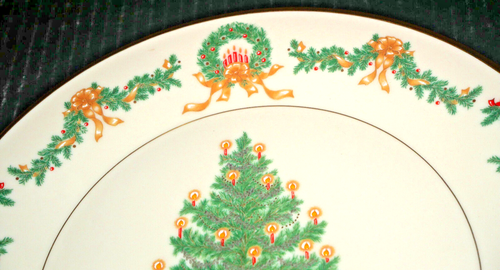 Lenox Árboles de Navidad Alrededor del Mundo Austria 1995 Edición Limitada