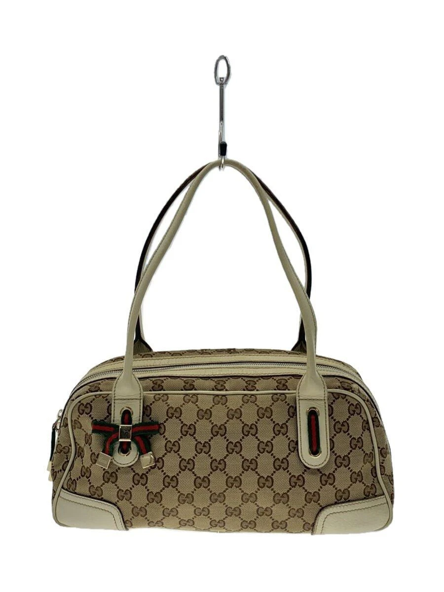 Sac à main GUCCI Prince Cherie GG toile camel motif total occasion