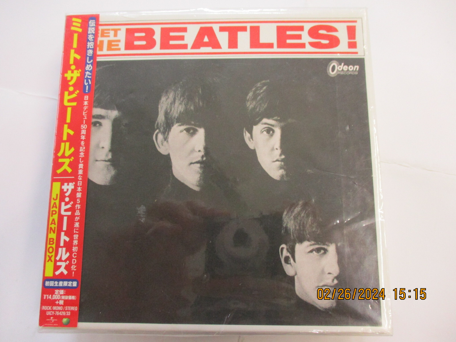BEATLES - MEET THE BEATLES - 5CD BOXSET NEW SEALED 2014 JAPAN PRESS