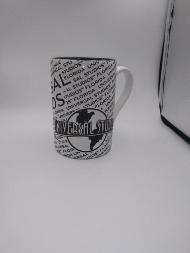 Universal Studio Black And White Glitter Mug 5” Tall 2013 - Picture 4 of 5