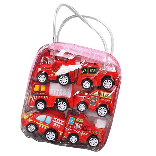 (Feuerwehrauto) Kleines Spielzeugauto-Set 6-teilig Interessantes - Bild 11 von 12