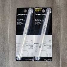 Covergirl Perfect Point Plus Self Sharpening Eye Pencil 201 White Out Lot Of 2