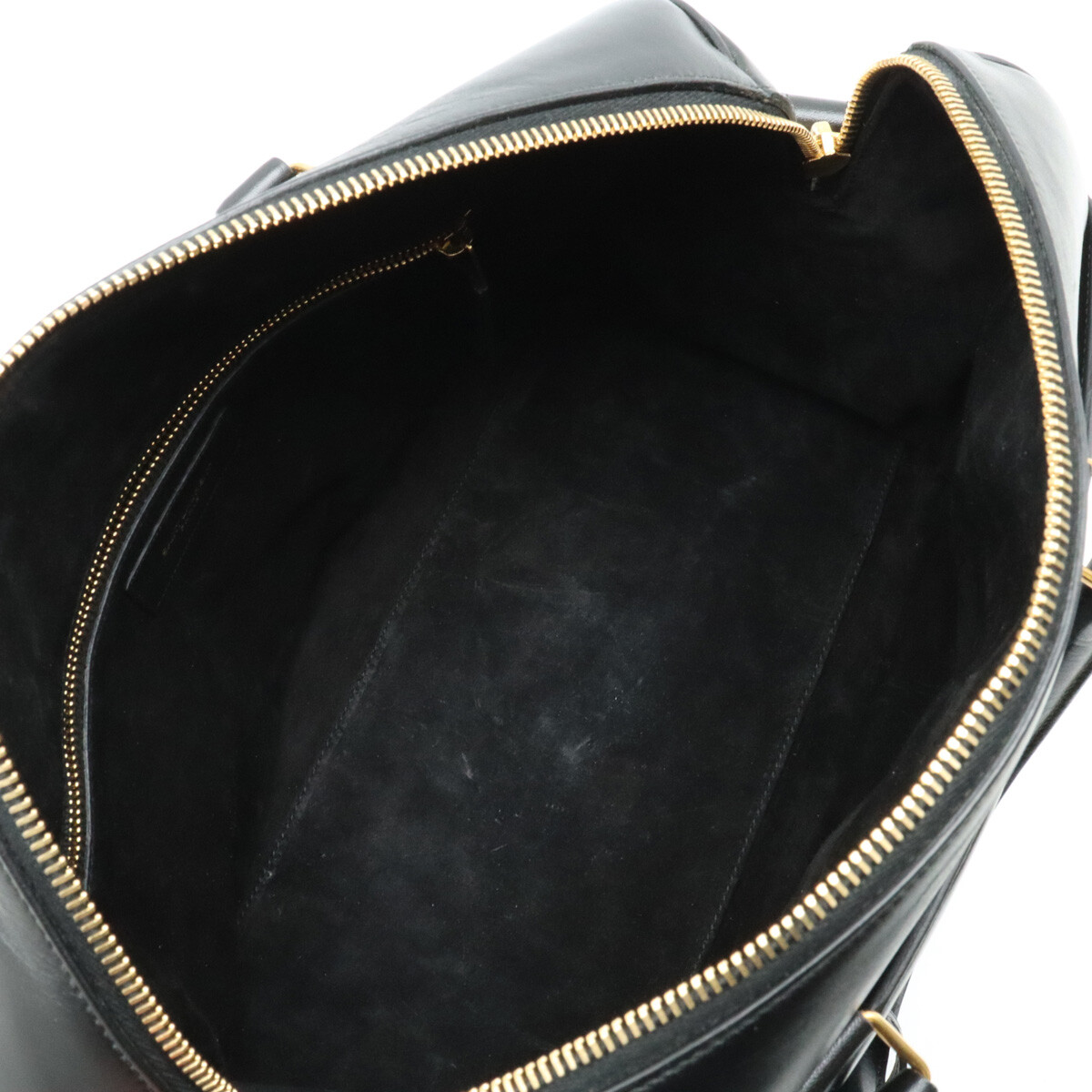 Borsa a mano classica borsone Saint Laurent Paris a 2 vie in pelle scamosciata nera 322