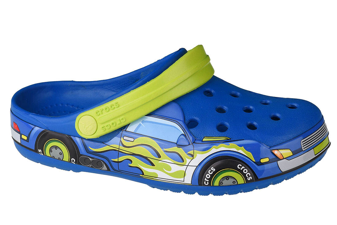zapatillas chico, Crocs Fun Lab Truck Band Clog, azul