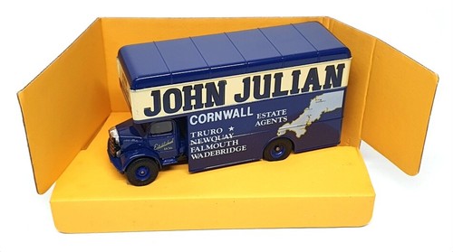 Corgi 1/50 Scale 97080 - Bedford O Series Pantechnicon "John Julian" - Blue - Photo 4 sur 5