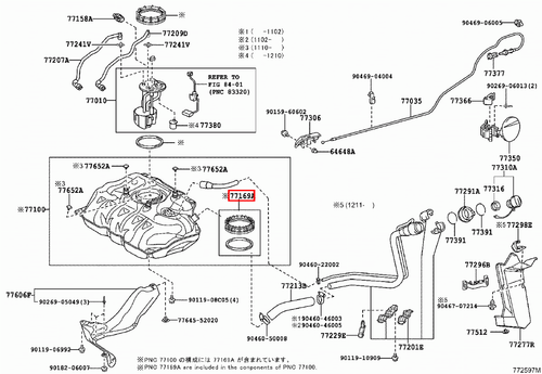 Genuine Corolla ZRE153 ZRE152 1.8 2.0 Fuel Pump Gauge Retainer With Gasket - Picture 12 of 20