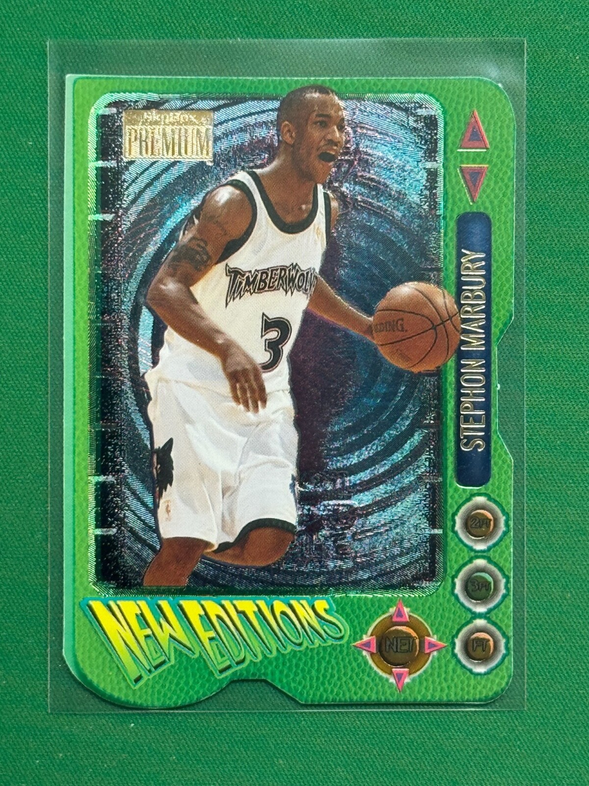 1996-97 Skybox Premium Basketball New Editions #8 Stephon Marbury