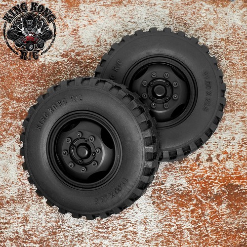 Metal 1.75" Front Wheels for 1/12 1/14 R/C Soviet ZIS-150/CA10/Tamiya Truck - Picture 9 of 9