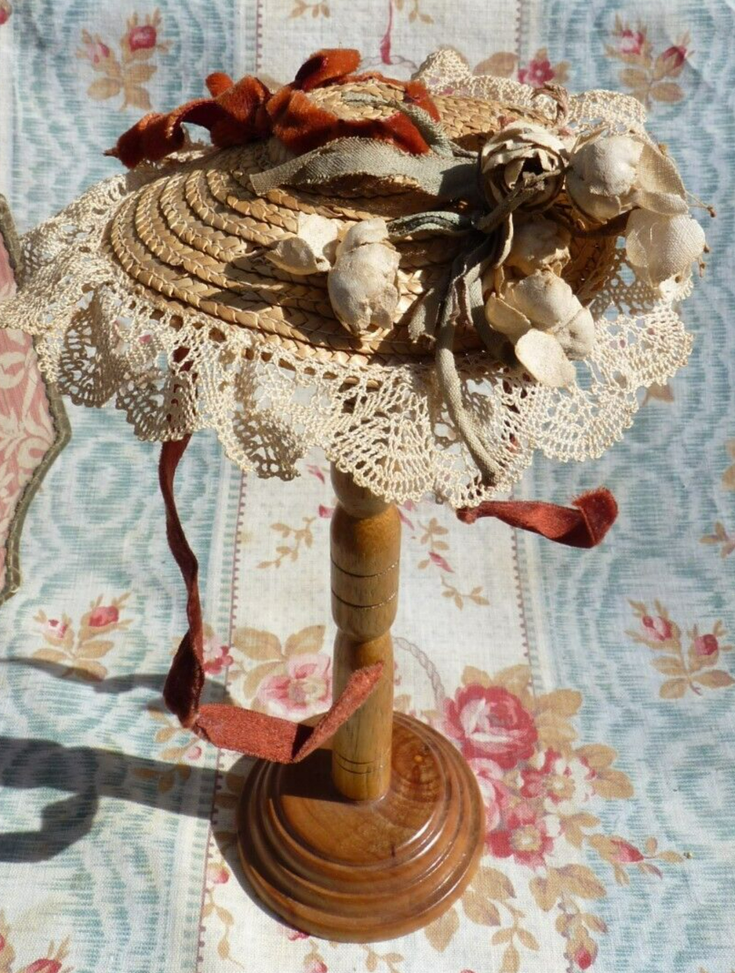 Chapeau, femme, type capeline, paille, T 56 à 58 - Les Ateliers d'Art