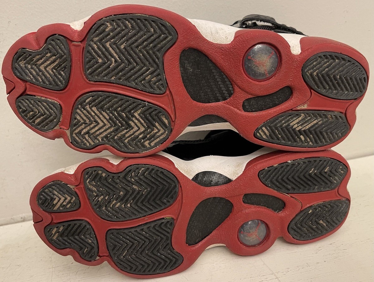 SZ 4.5Y NIKE AIR JORDAN 6 BLACK VARSITY RED 323419-062 SZ 4.5Y NIKE AIR JORDAN 6 BLACK VARSITY RED 323419-062