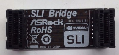 ASRock NVIDIA SLI Video Card 2'' Rigid Bridge Connector 80-CXG1H0-1C01
