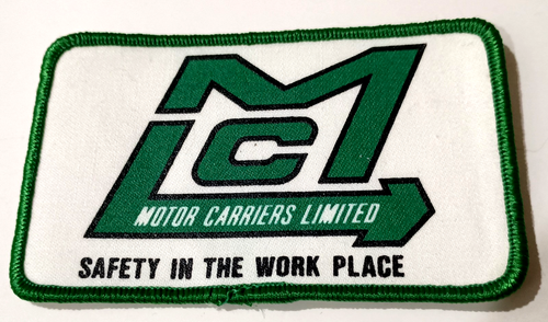VTG Motor Carrier Limited MCL Canadian Trucking Co. Jacket Patch New NOS 1980s - Picture 2 of 3