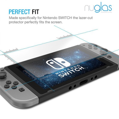 2 X Nuglas Nintendo Switch Tempered Glass Screen Protector for Nintendo Switch - Picture 10 of 11