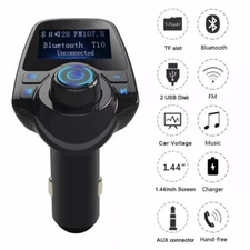 Bluetooth Car MP3 Player FM Transmitter Wireless Radio Adapter USB Charger