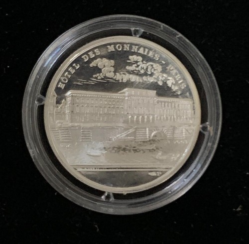 Patrice Cahart Director Monnaie De Paris Silver Medal Blast White Lustrous (428) - Picture 2 of 4
