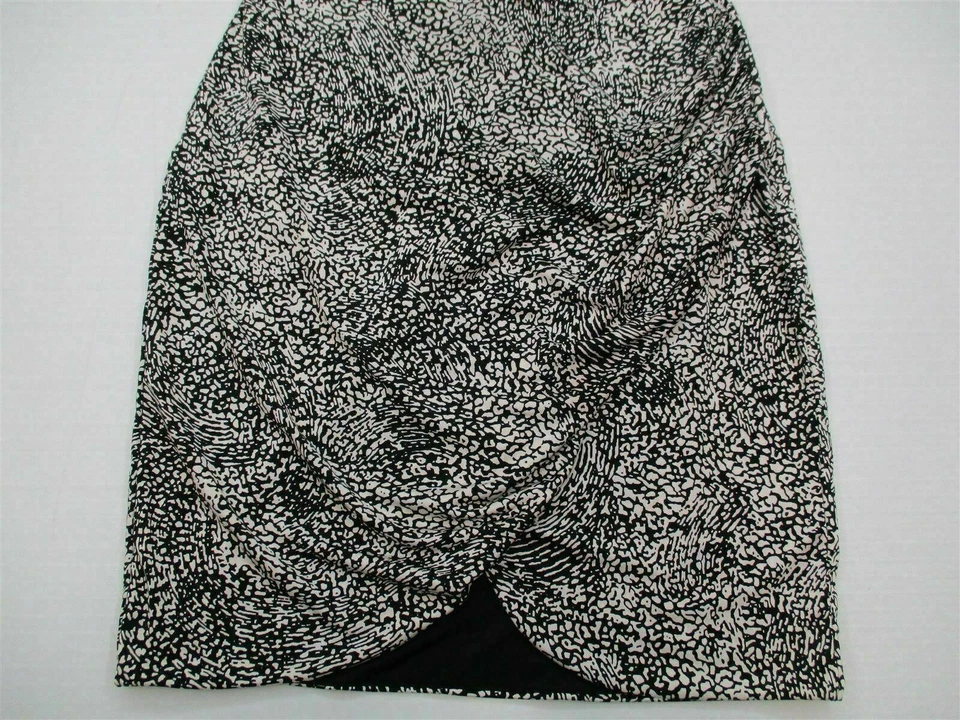 VESTIDO APÓSTROFO Para Mujer Talla M Ajustado Formal Negro Blanco Geo Foto 3 de 4