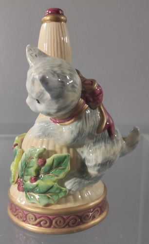 RARE NEW FITZ AND FLOYD KRISTMAS KITTY BELL 2063/142 HOLIDAY CHRISTMAS BELL - Picture 5 of 7