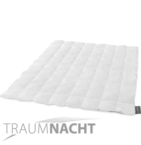 Daunendecke Traumnacht 40% Federn 60% Daunen Weiß BASIS LEICHT - Bild 1 von 10