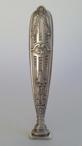 ERHABENES altes SIEGEL SIEGEL MASSIV SILBER Stil LOUIS XVI Dekor Blumenkörbe - Bild 6 von 21