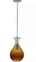 Tesco Indiana Glass Pendant Colour -amber Tesco Indiana Glass Pendant Colour -amber
